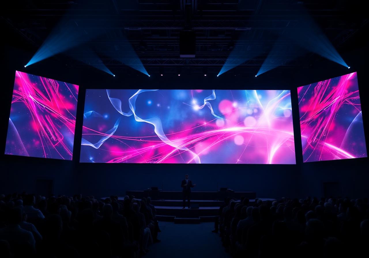 Conference keynote stage