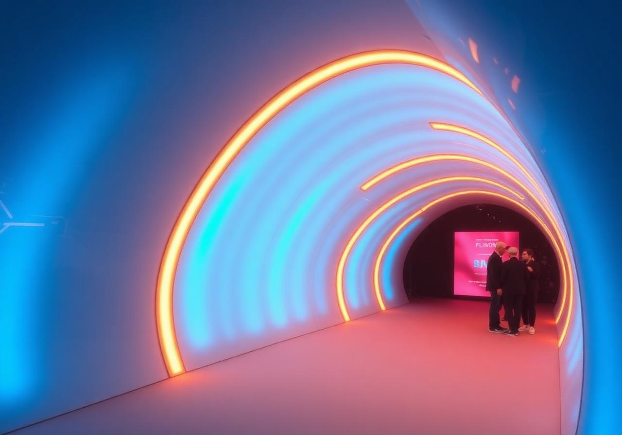 Immersive LED tunnel