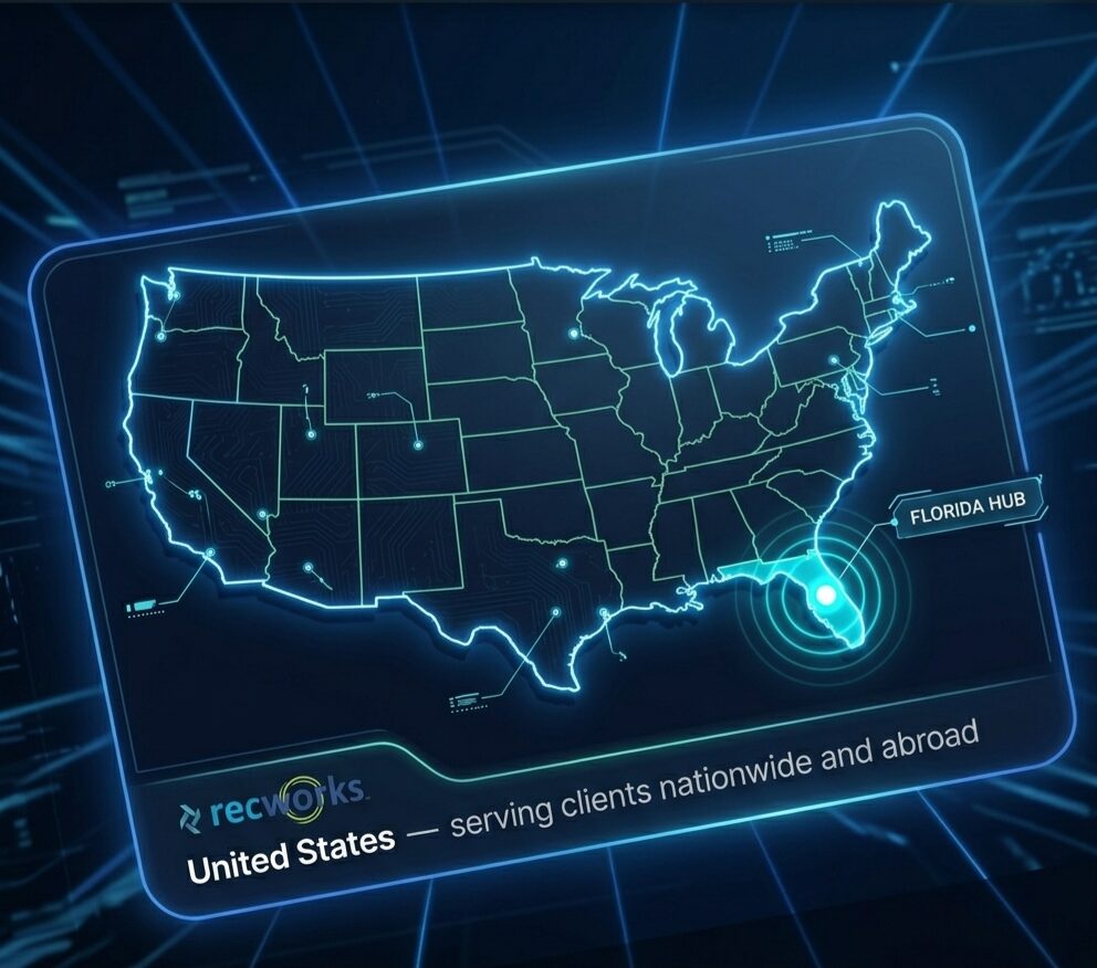 RECWORKS — serving the United States and abroad, with Florida hub